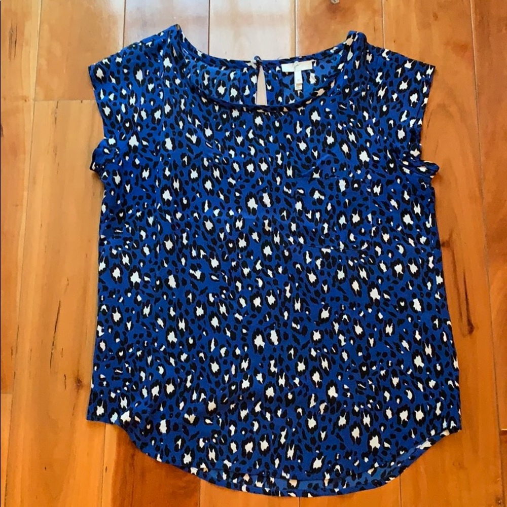 Joie silk blouse with front pocket